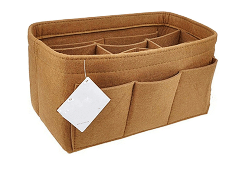 毛毡化妆包新款毛毡收纳包镂空化妆包定制毛毡化妆收纳包