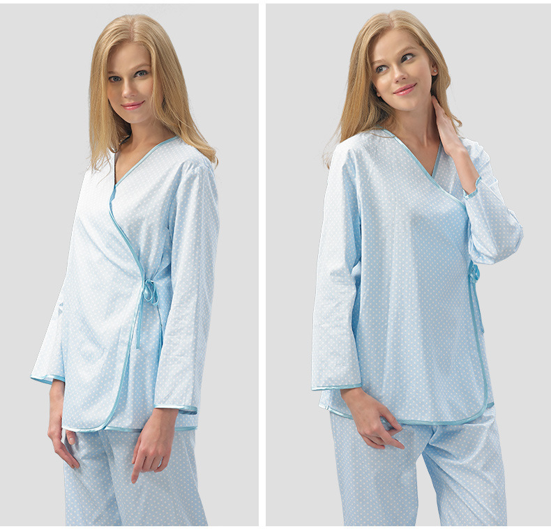 批发病号服男女纯棉医院美容体检服患者病人病员服装女套装长袖