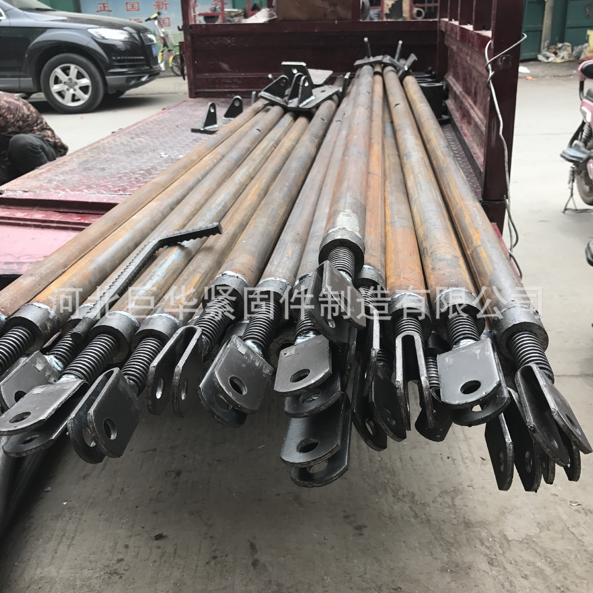 厂家定制 pc预支斜支撑 斜拉杆 一体式带方板 30x500量大从优