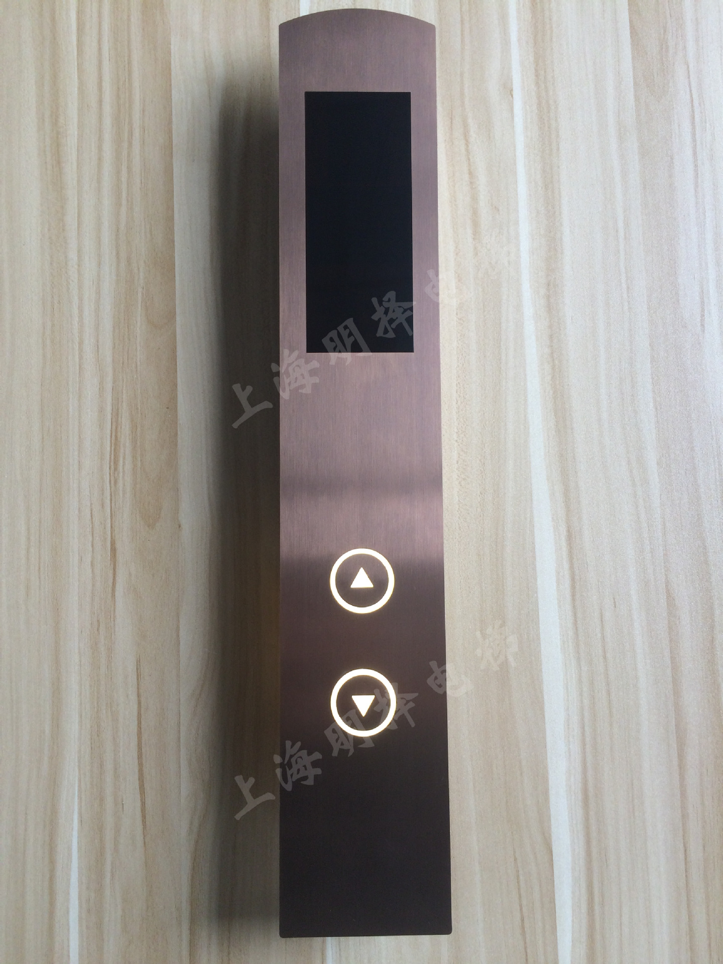 电梯触摸按钮外呼盒/外召唤/呼梯盒/召唤盒/玫瑰金mz-709-hid