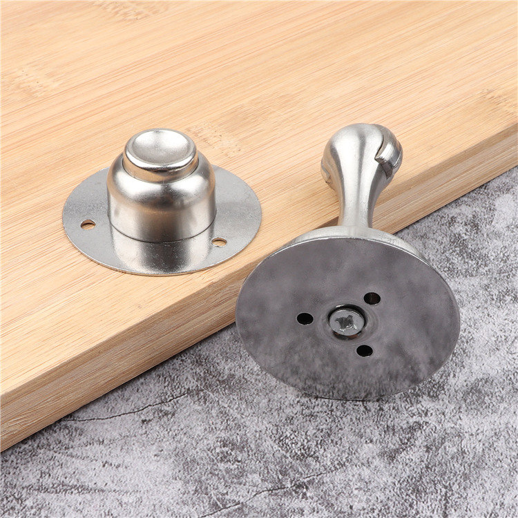 不锈钢门吸免打孔门吸免安装贴胶门吸墙吸强磁地吸防盗门门吸两用