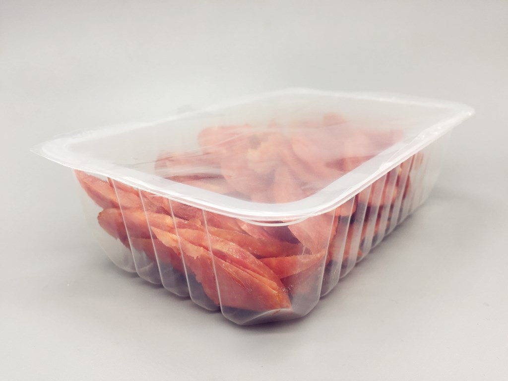 供应封口膜食品级pp熟食卤食鸭脚锁鲜包装盒 塑料打包盒