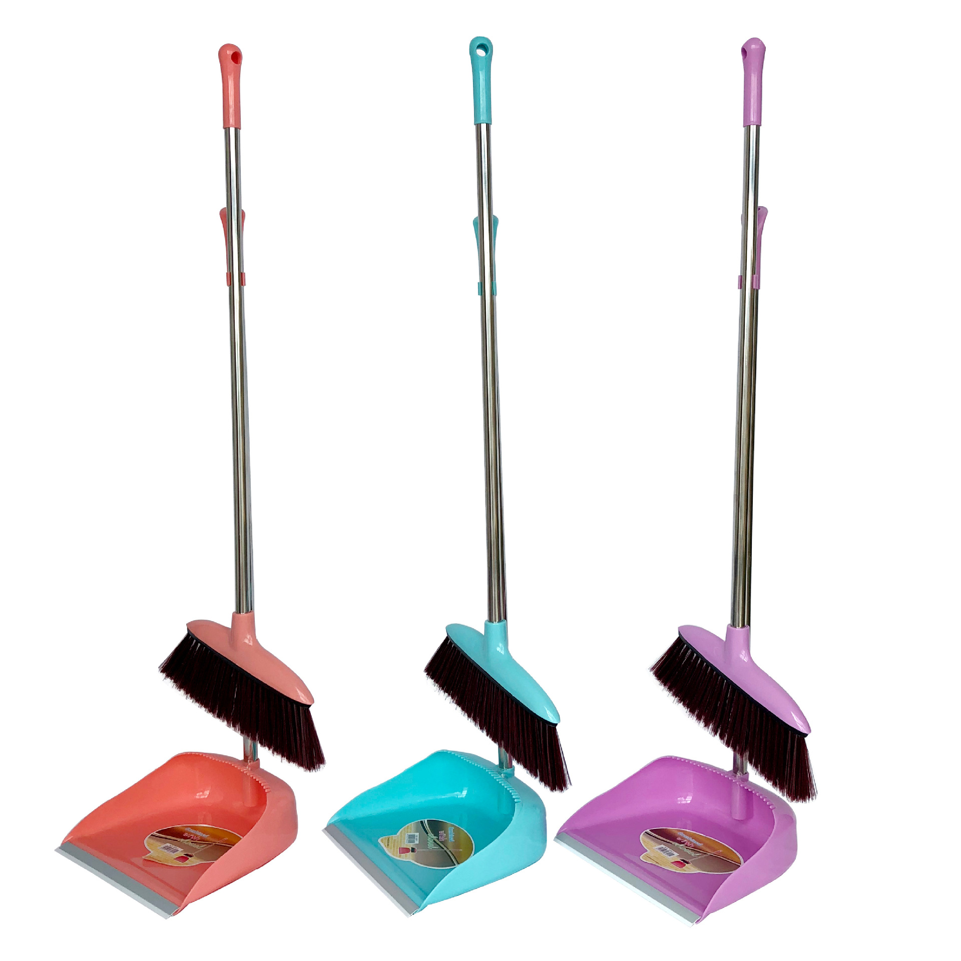 批发扫把簸箕套装 塑料刮齿套扫软毛扫帚办公家用卫生间清洁扫把