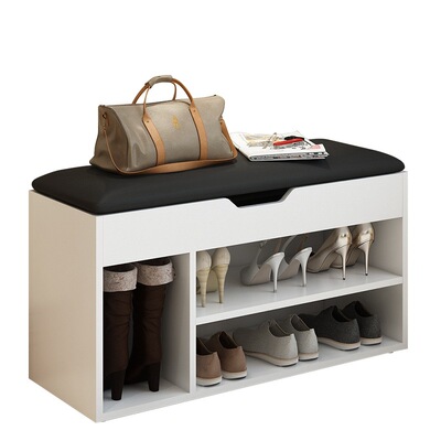 换鞋凳储物凳 创意沙发凳 鞋凳式鞋柜穿鞋凳鞋架布艺脚凳
