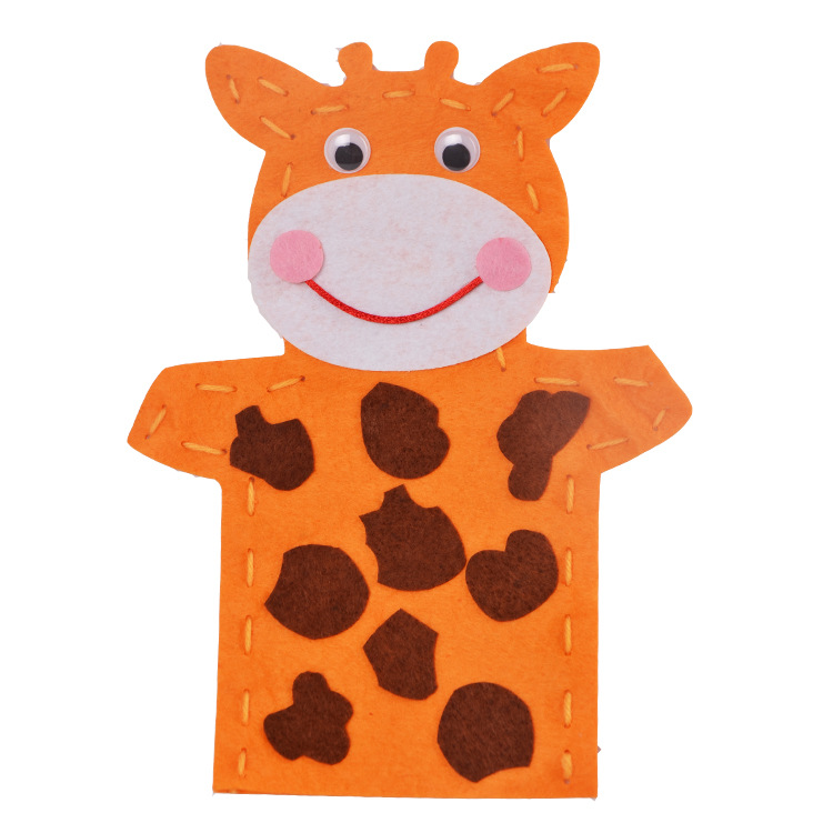 [现货定制]拼图不织布无纺布手偶手工礼品儿童幼儿园美劳材料包