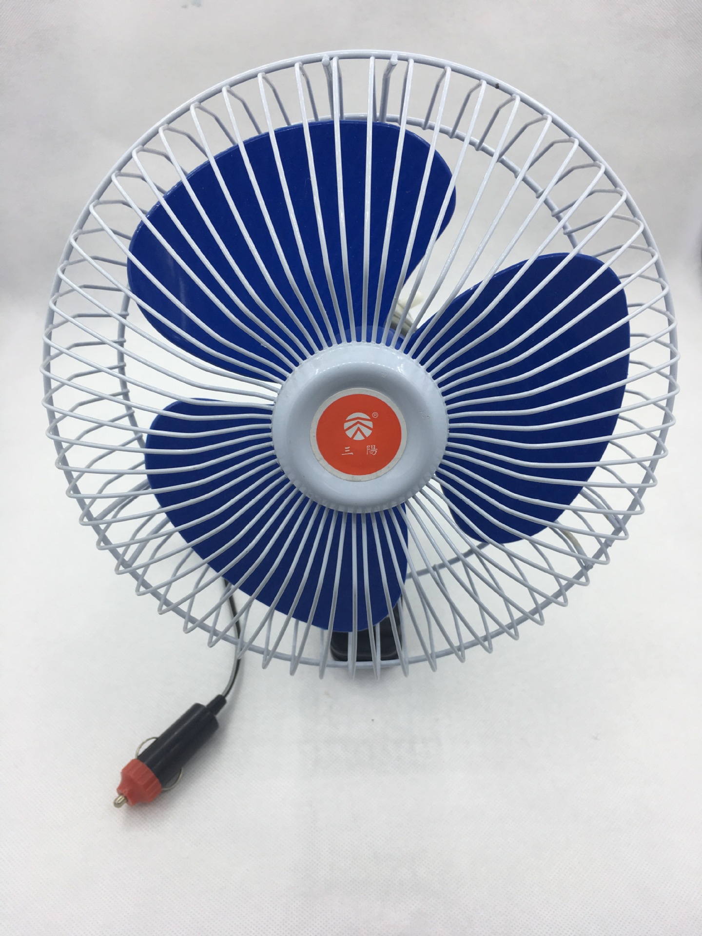 车载电风扇 12v/24v货车面包车汽车电风扇车用带点烟器插头8寸