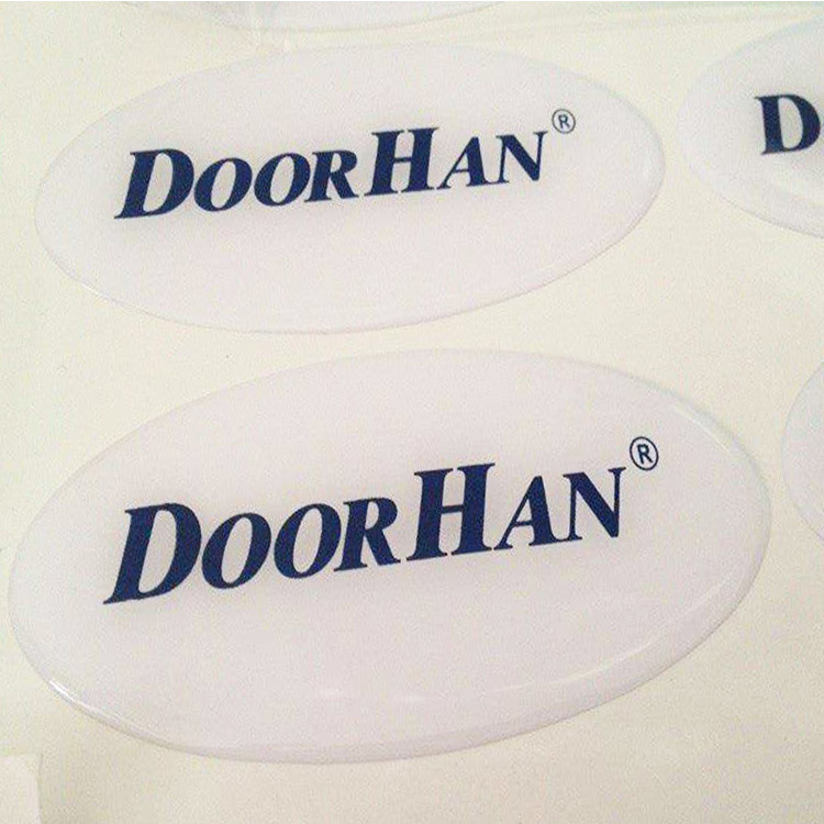 丝印pvc水晶滴塑商标 滴胶加工厂家直销 定制水晶滴胶logo铭牌