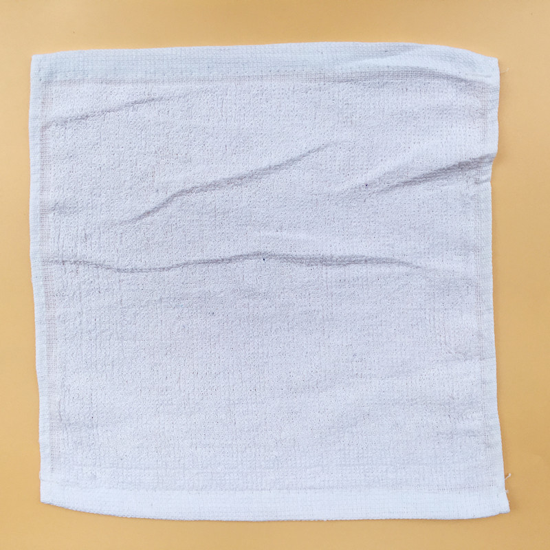 20条吸水毛巾加长厚棉布白色擦手家庭学校男女工业车间抹布方巾