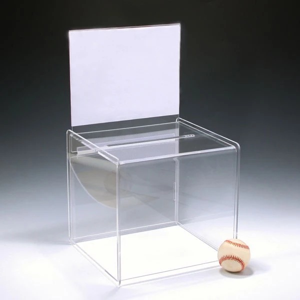 亚克力投票箱 透明有机玻璃建议箱 acrylic donation box 定制