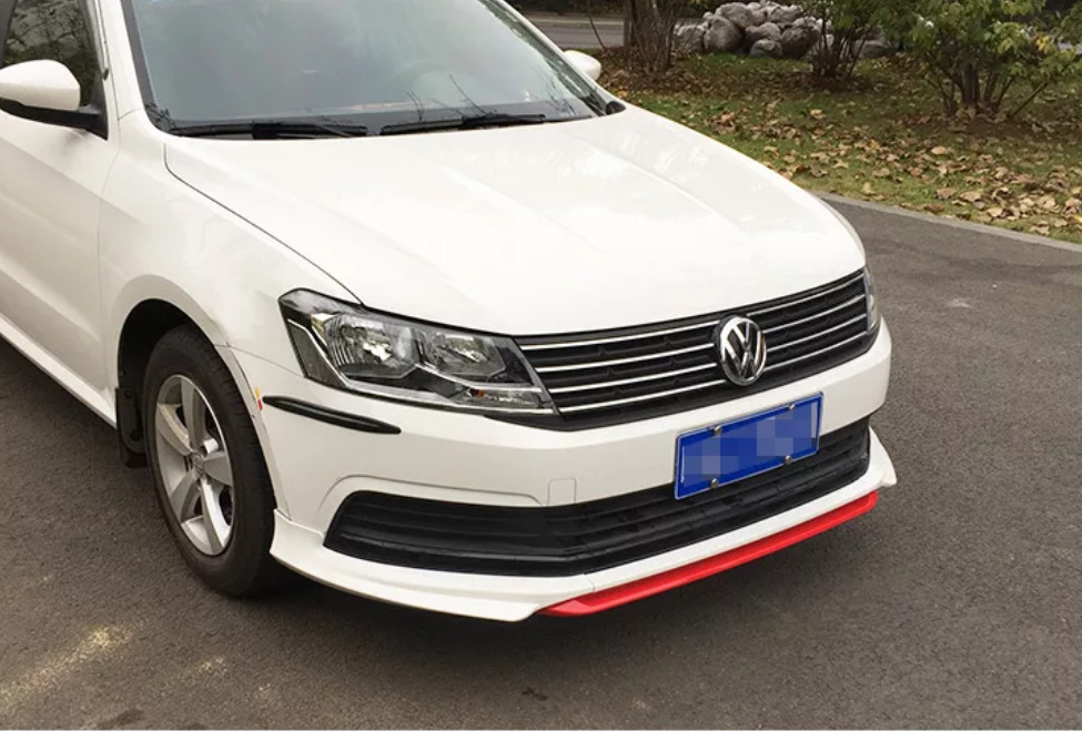 15-17款朗逸前铲改装abt三段式abs烤漆前铲前唇前包围