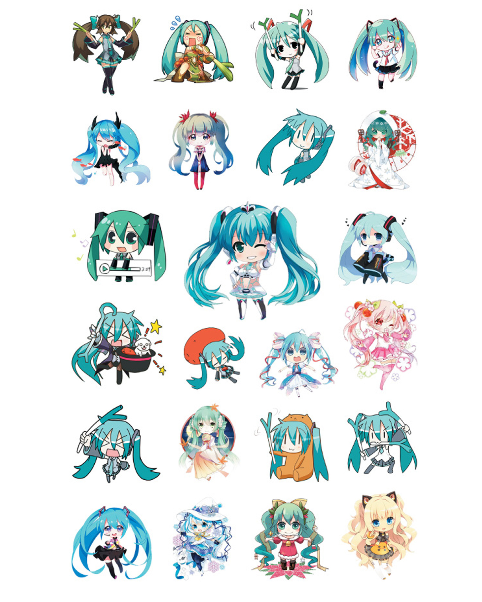 动漫贴纸 二次元 蓝忘机 工作细胞 卡通 pvc 福袋搭配 漫展热卖