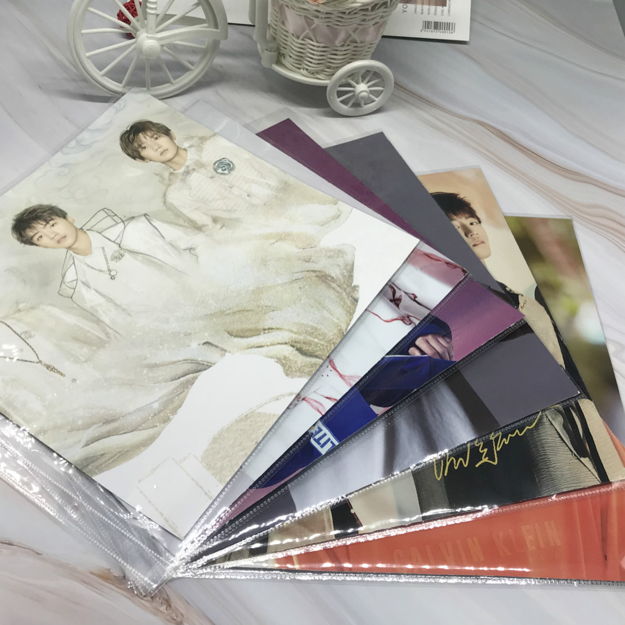 现货应援横幅条幅25厘米正方形手幅收纳册收集册收藏夹活页收纳册