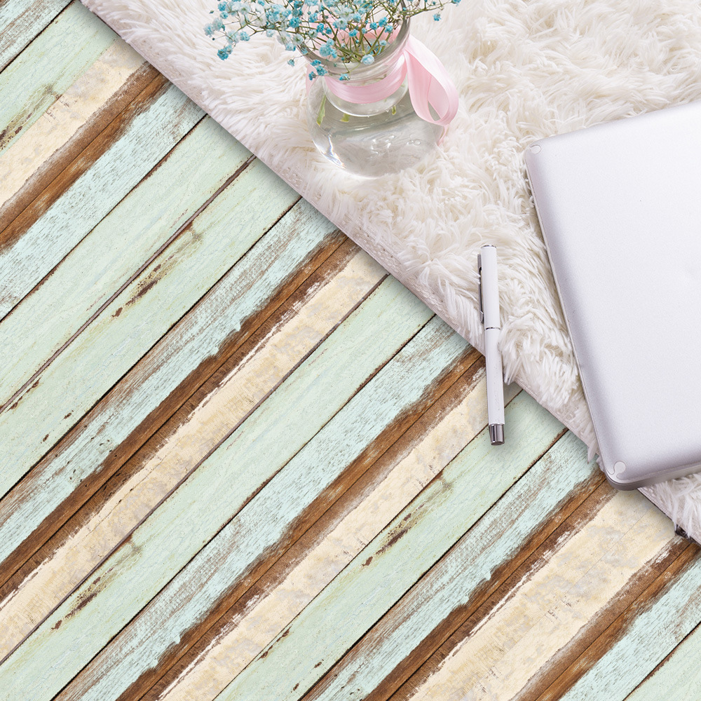 funlifepvc自粘地板免胶水泥地贴纸地板翻新家用防水地板贴ewf007