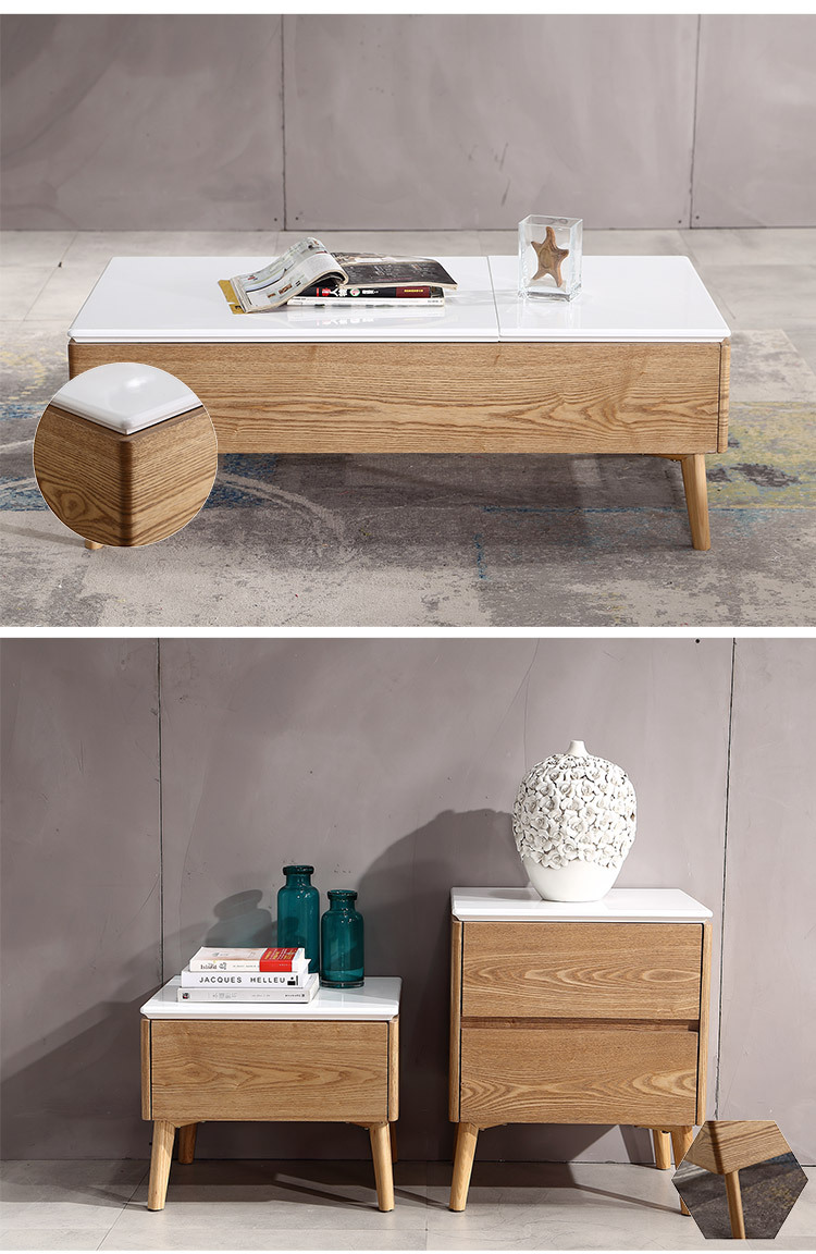 853系列套装组合家具 贴木皮茶几桌椅 北欧风家居成套家具批发