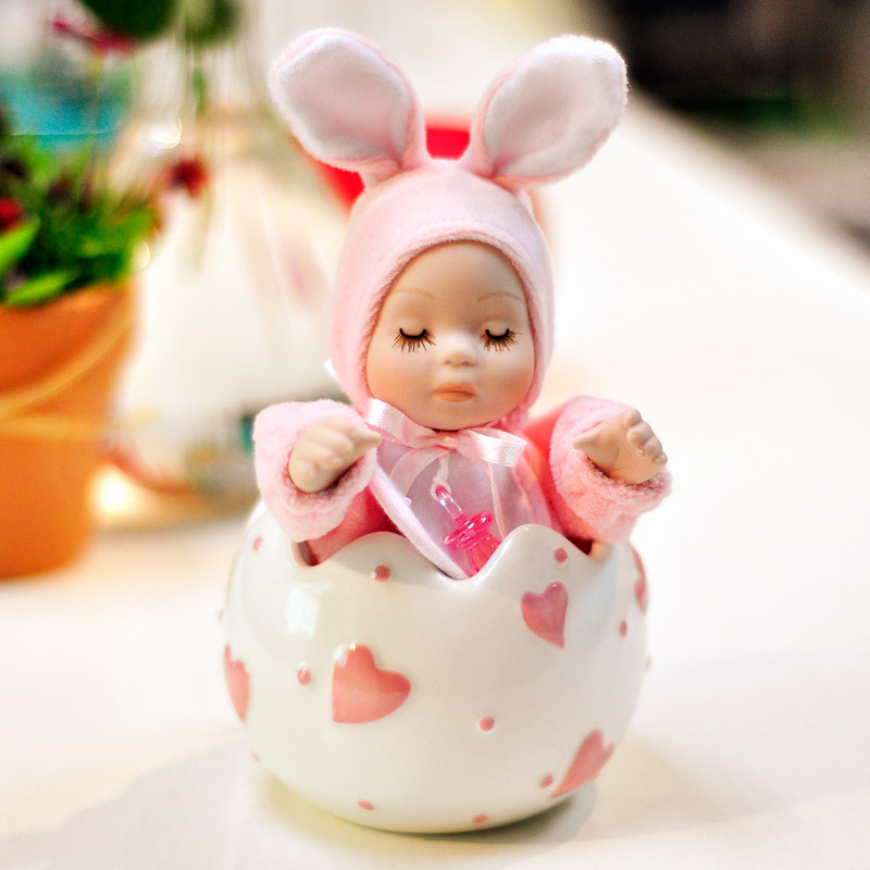 摇头娃娃音乐盒八音盒创意生日礼物结婚送女生礼品小朋友送闺蜜