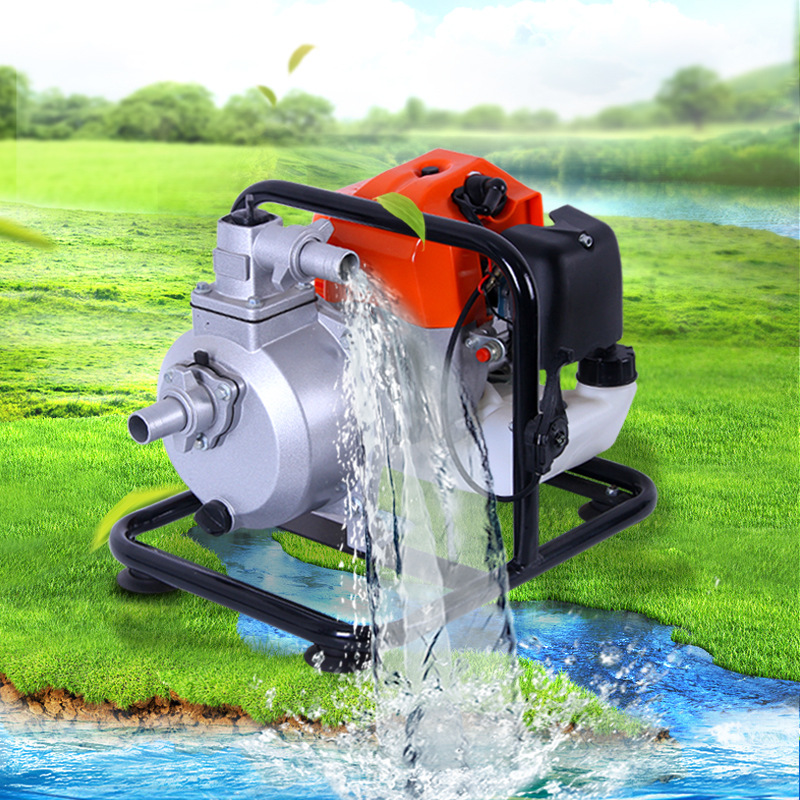 厂家批发小型汽油机抽水机 居家园林浇水自吸泵灌溉泵