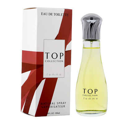 top collection一生之水女士淡香水水生花香调酒瓶形亮银盖100ml