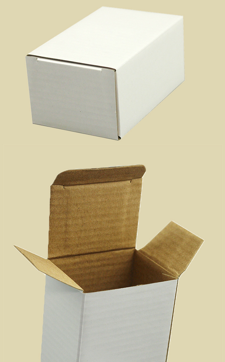 厂家直销精美瓦楞通用包装盒食品餐具长方形折叠彩盒定做