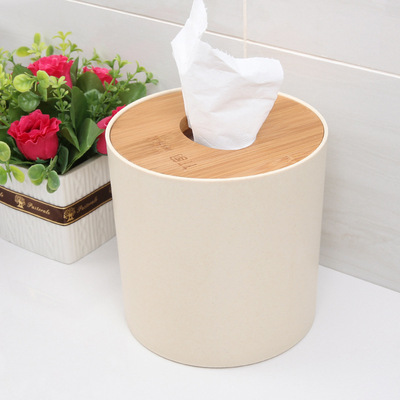 双庆家居创意圆形卷纸筒桌面餐巾纸抽纸筒家用餐卷纸筒3165