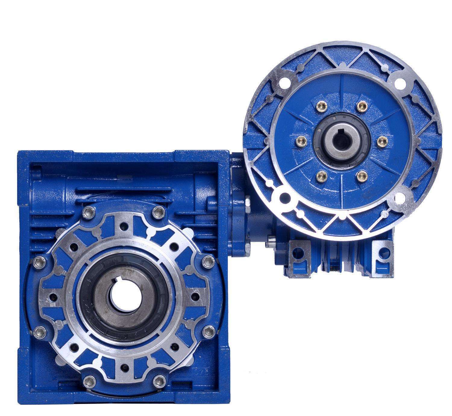 厂家直供nmrv50/30减速机小型步进伺服蜗轮蜗杆铝壳带电机减速器