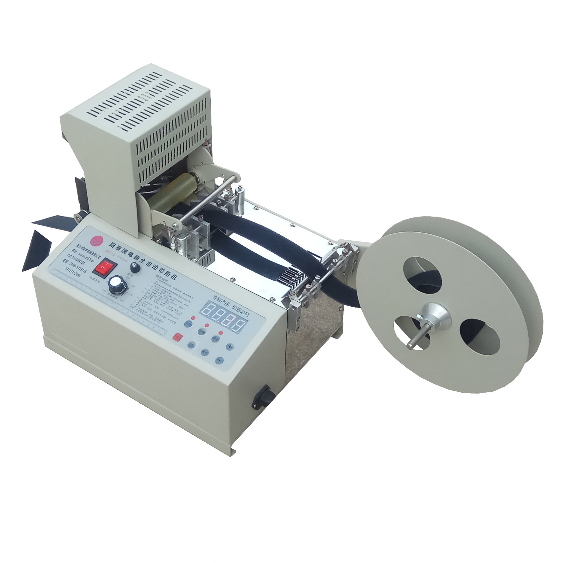 115型电脑全自动小型切斜角机 梯形切带机 热切裁切机厂家直销