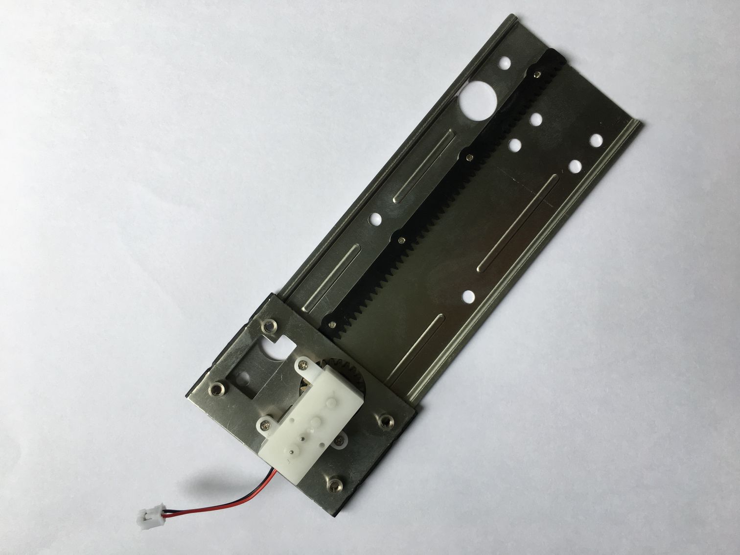 全自动电动滑轨 大行程智能电子锁指纹锁电动滑盖滑轨带离合厂家