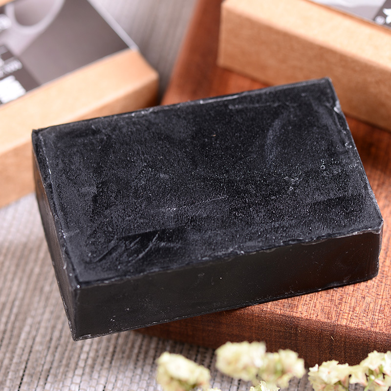 麦子竹炭皂 100g深层清洁温和 天然植物精油手工皂洁面厂家批发