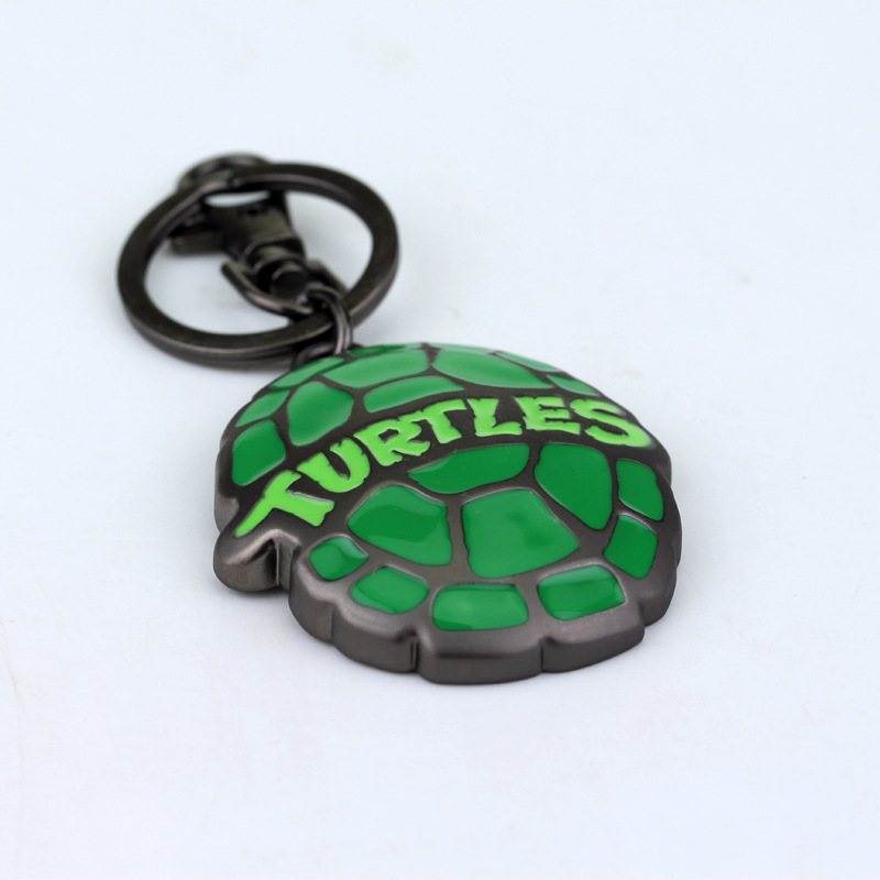 电影忍者神龟 turtles 龟壳造型钥匙扣个性包包手机挂件创意礼品