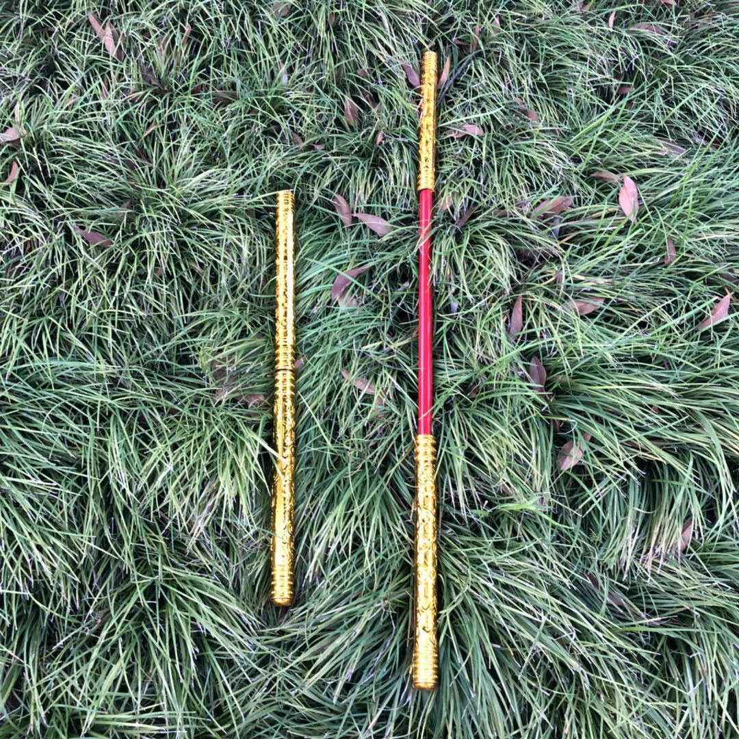 新款伸缩不锈钢孙悟空如意铁金箍棒成人儿童玩具金箍棒庙会爆款