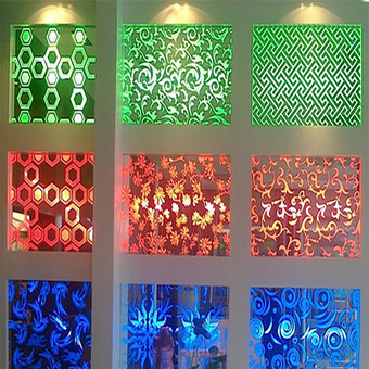 厂家生产销售ktv吊顶酒吧酒店装修装潢艺术玻璃