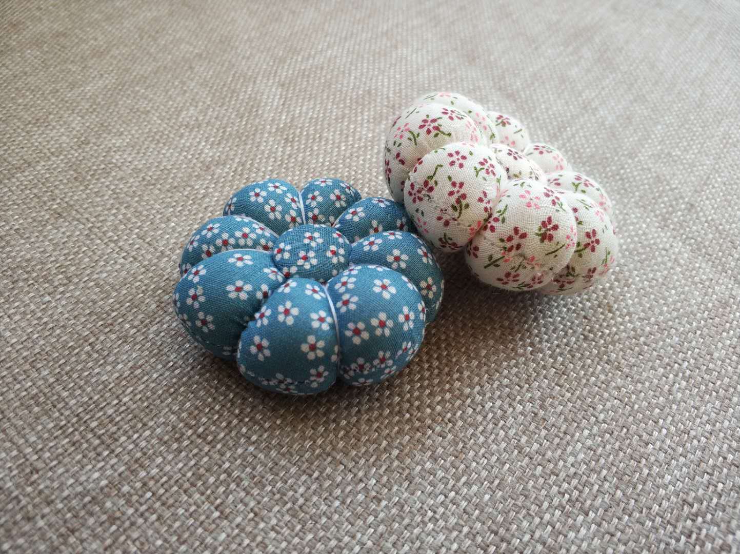 田园针扎 拼接南瓜针插包 手工布艺类固定 针插包 工厂直销