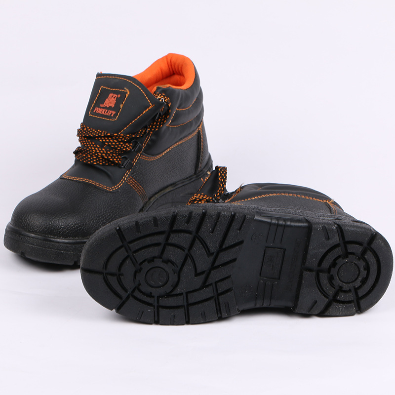 厂家直销叉车牌劳保鞋防刺穿岗头岗底防砸安全鞋