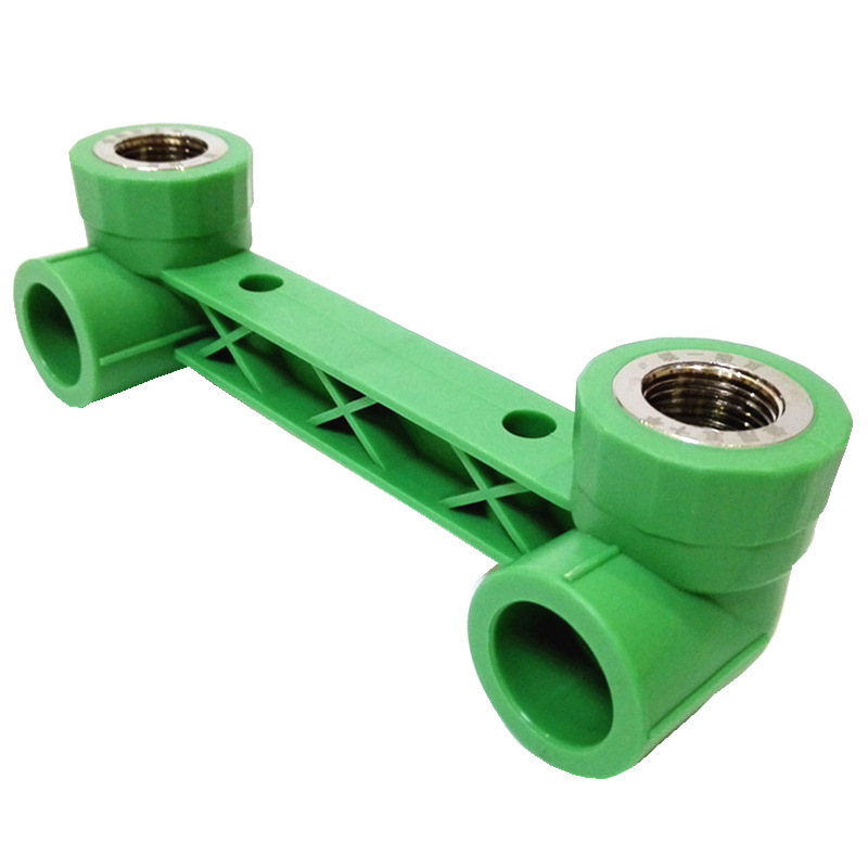 家装精品ppr双联弯头 进口韩国晓星原料 59-1内嵌铜 大厂配套管件