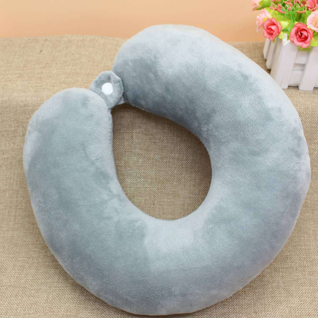 批发u型枕印logo出差旅游飞行午睡枕保护颈椎舒适脖枕外贸旅行枕