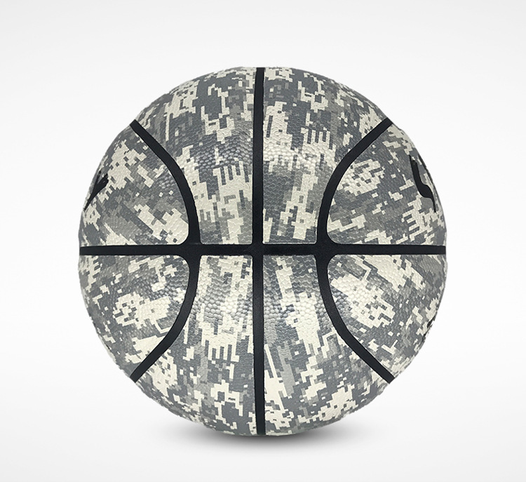 selphy炫飞街头篮球7号708标准pu软皮室内外通用迷彩炫酷比赛训练