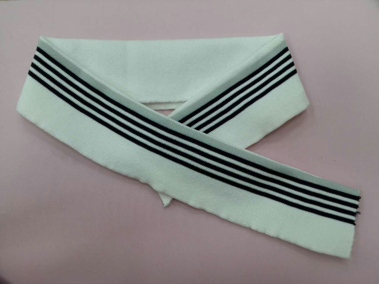 罗纹针织领口 纯棉谷波领 polo衫领t恤衣领下摆袖口 罗纹领 订制