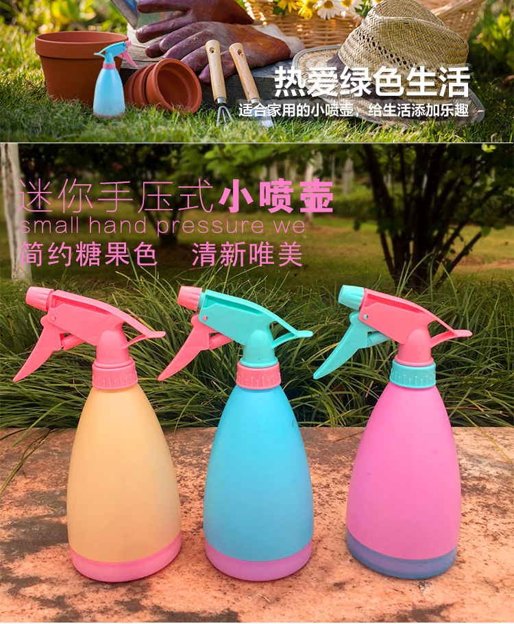 批发小喷壶迷你浇花家用喷雾器小型多肉糖果喷壶气压式室内喷水壶