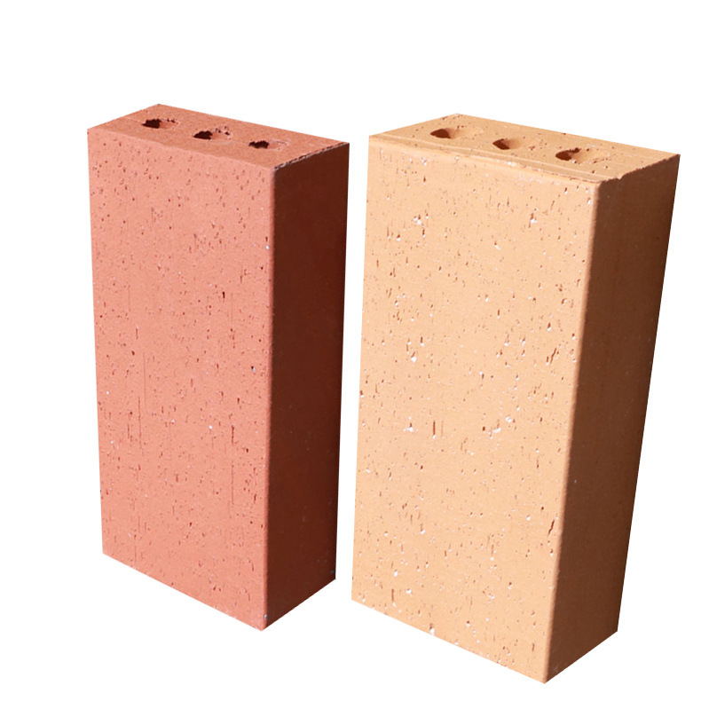 仿古园林红色烧结砖 页岩轻质 陶土砖 烧结砖真空抗冻裂彩色砖头