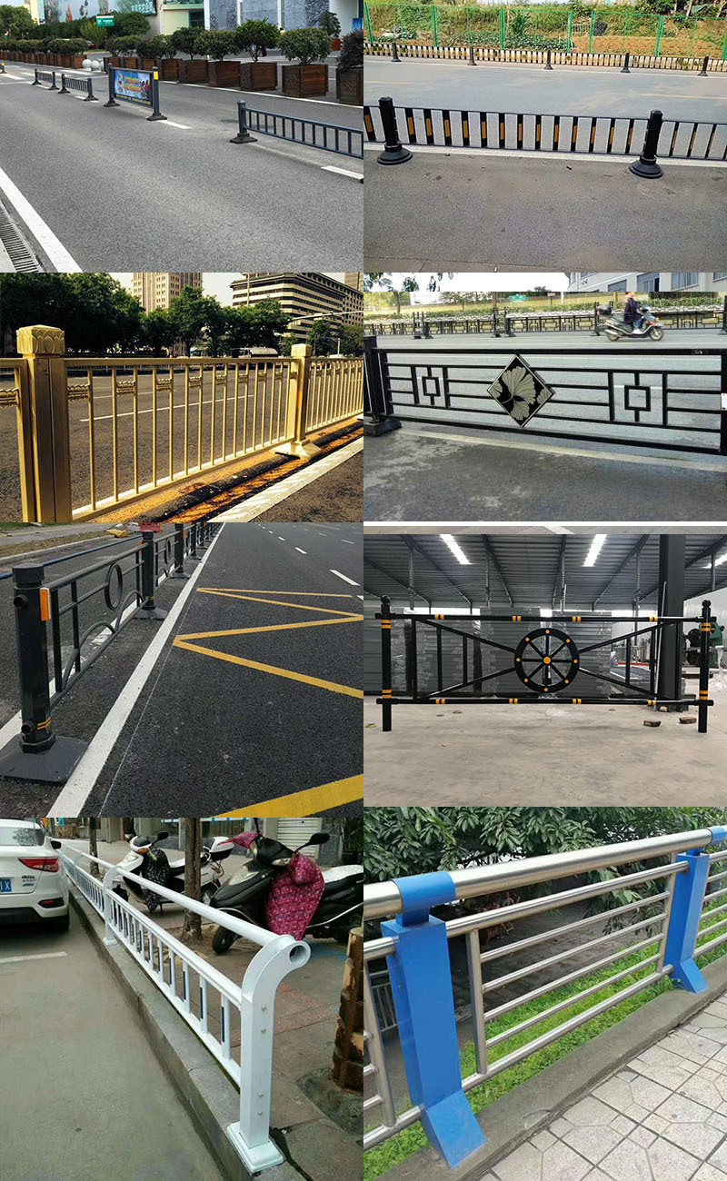 城市文化市政工艺护栏 道路中心铁艺栏杆 马路景观创意隔离栏