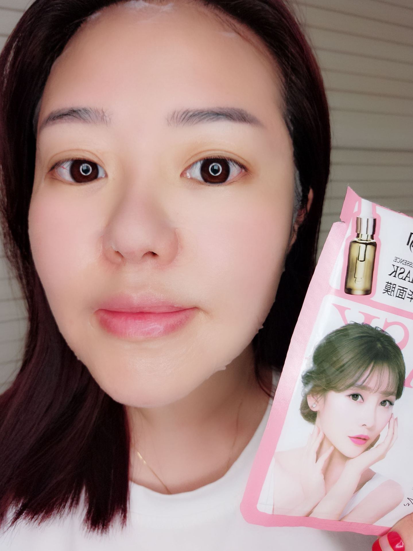 新品zuzu六胜肽安瓶精华面膜柳岩代言提拉紧致提亮肤色柳岩面膜