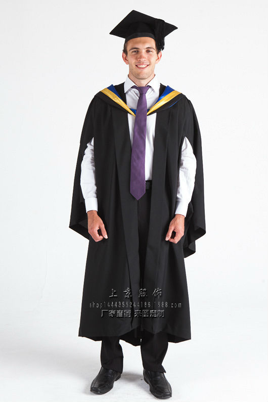 澳洲澳大利亚詹姆斯库克大学毕业礼服学士服硕士服袍来图定制