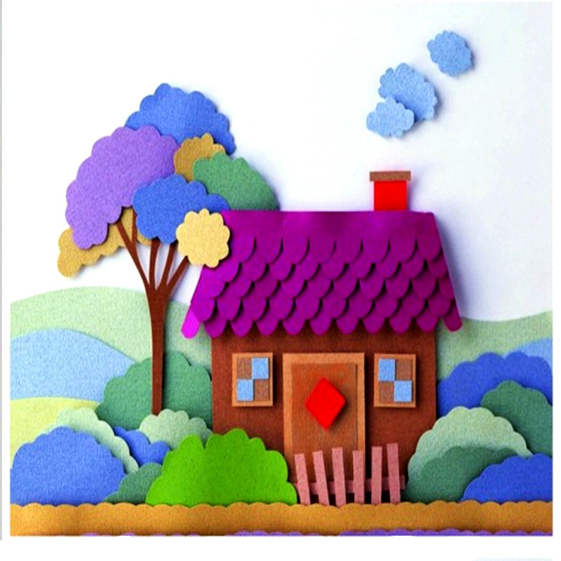 彩色a4/8k吹塑纸diy 吹塑纸 手工装饰画 版画纸制作材料