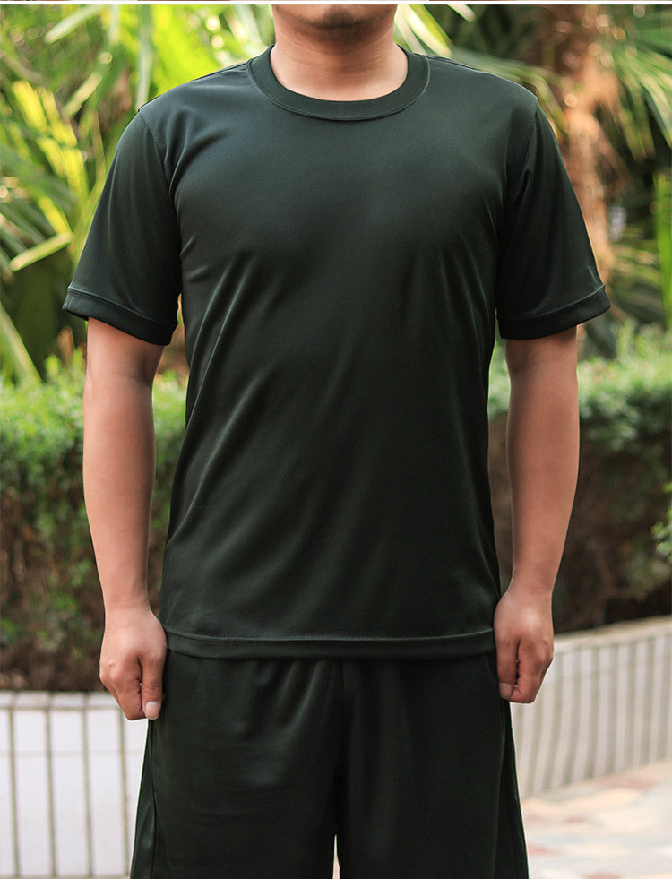 夏季正品07体能训练服 消防16新体能服透气t恤军训迷彩短袖套装男