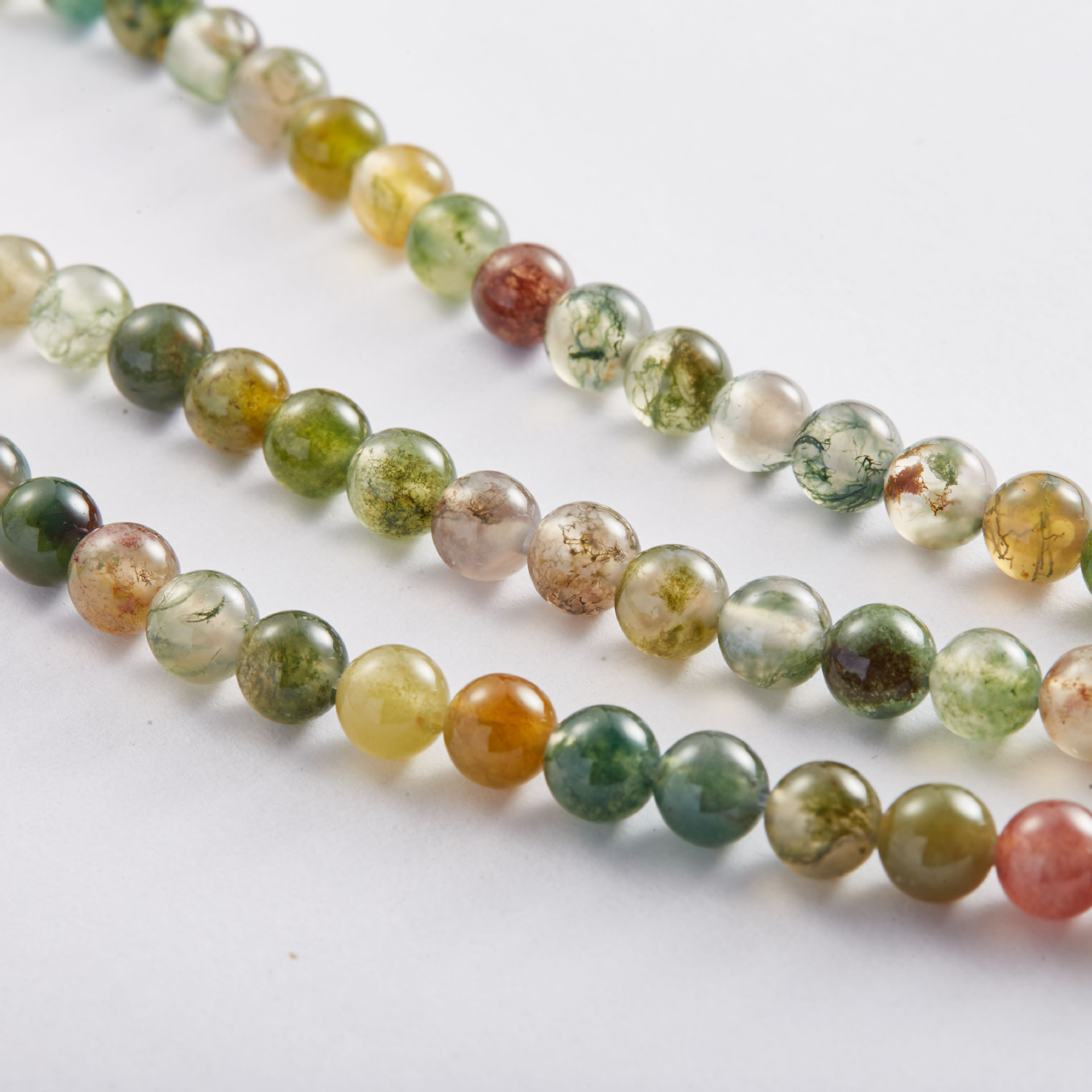 2mm印度玛瑙圆珠批发 3mm七彩玉珠子 4mm惠州圆珠批发小尺寸珠子