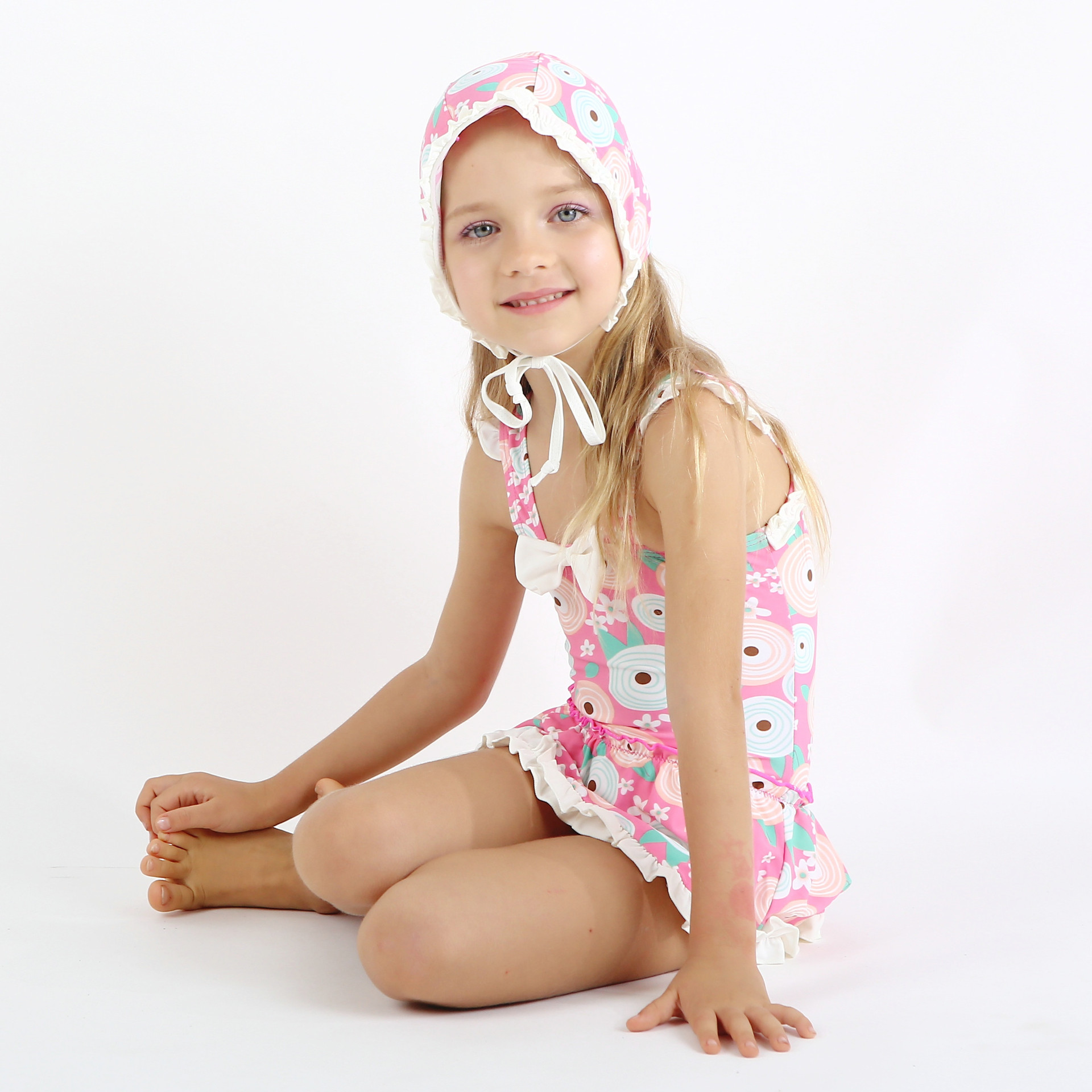 ins爆款韩国原单enbihouse儿童泳衣 猫头鹰泳衣 分体式泳衣连体