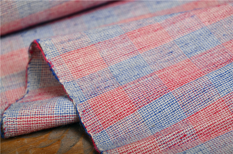 上海农村回收全棉老粗布 古董布 老物件 粗布 薄款旗袍面料