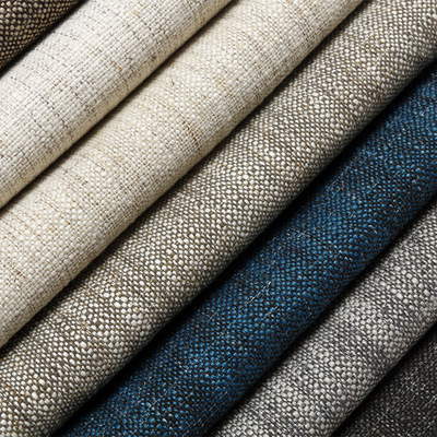 现货雪尼尔加厚粗麻棉麻装饰布艺全涤纶阳离子面料仿麻布沙发布料