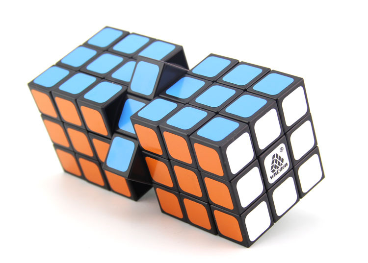 智力乐园337立方体魔方黑色 三三七立体魔方玩具 益智异形魔方