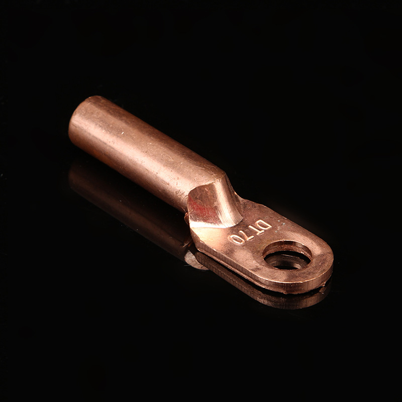 包邮堵油型电缆线接头 dt铜鼻子70平方铜线耳冷压接线端子线鼻子