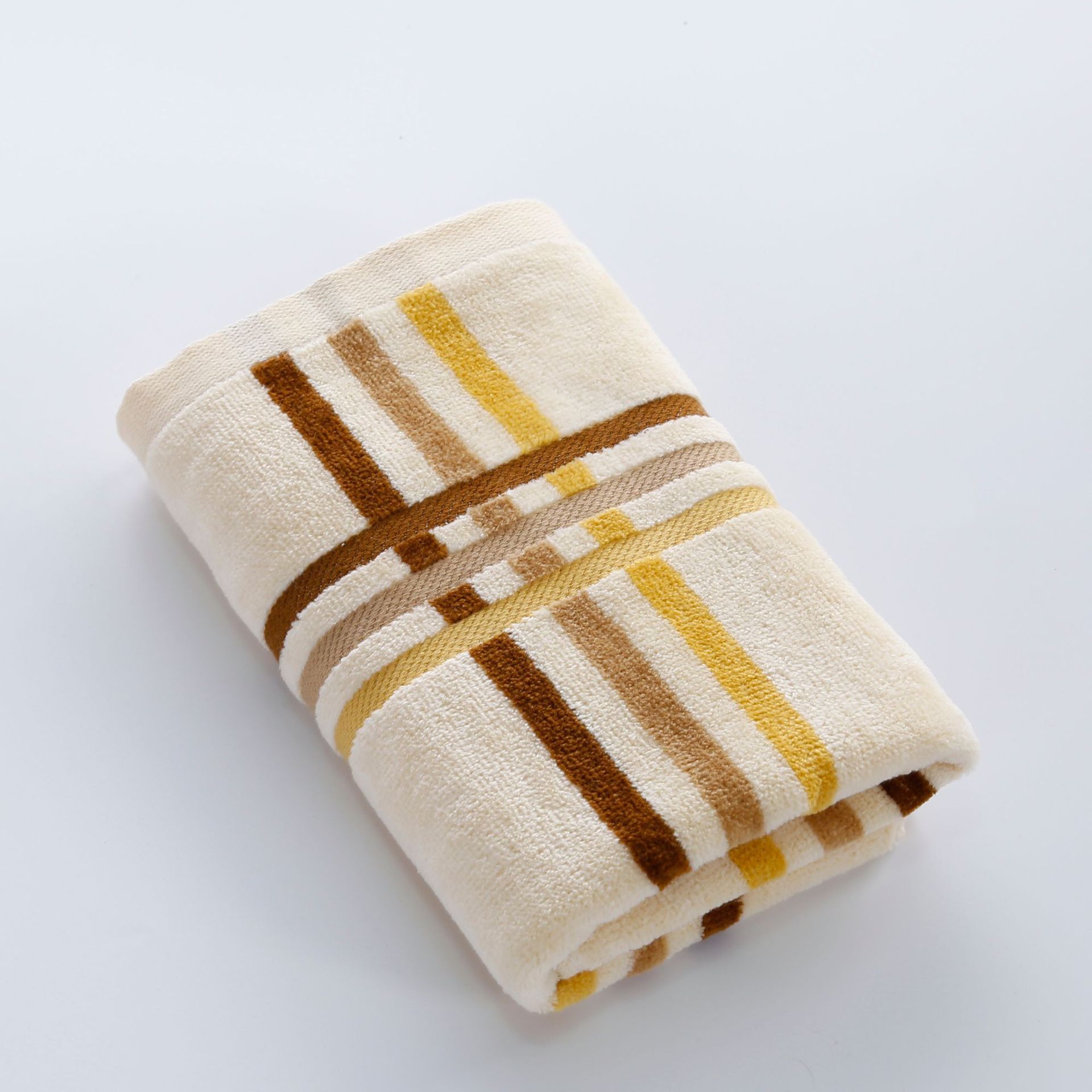 金号纯棉ra549全棉割绒毛巾 提缎割面巾洗脸超柔软竖条86克毛巾